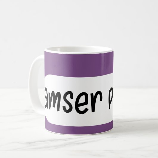 Amser Paned, Welsh Gezegde Slang, Tea Mok (Voorkant links)