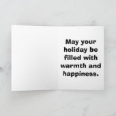 Amspony, Seizoenen Groeten Feestdagen Kaart (Binnen)