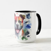 Amstaff färgrik. mok (Voorkant rechts)