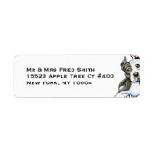 Amstaff Lean Custom Etiket (Voorkant)