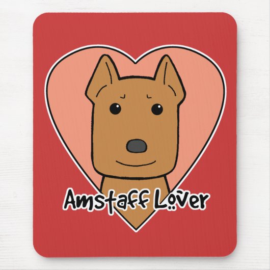 Amstaff Lover Muismat (Voorkant)