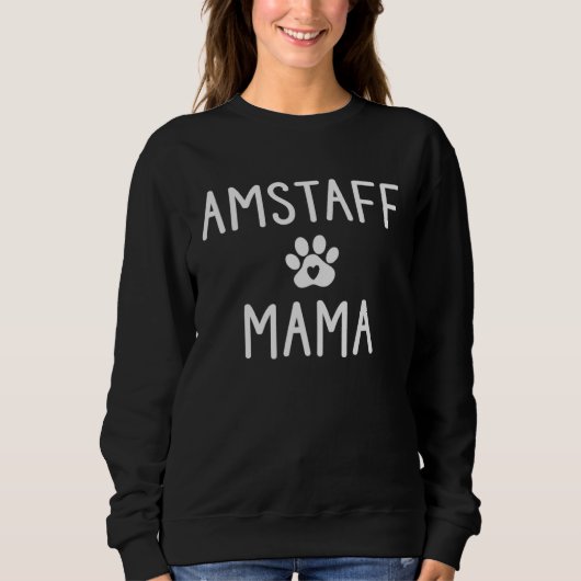 Amstaff Mama American Staffordshire Dog  Mama Trui (Voorkant)