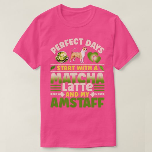 AmStaff Matcha Latte T-shirt (Design voorkant)