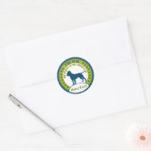 Amstaff Ronde Sticker (Envelop)