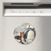 AMstaff "seizoenen groeten" ronde magneet (Insitu (Vaatwasser))