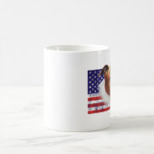 AmStaff USA grunge flag // TASSE CUP Koffiemok (Center)