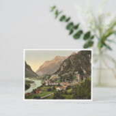 Amsteg, spoorweg, Gotthard, Sw Briefkaart (Staand voorkant)