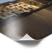 Amstel River, Amsterdam Foto Afdruk (Hoek)