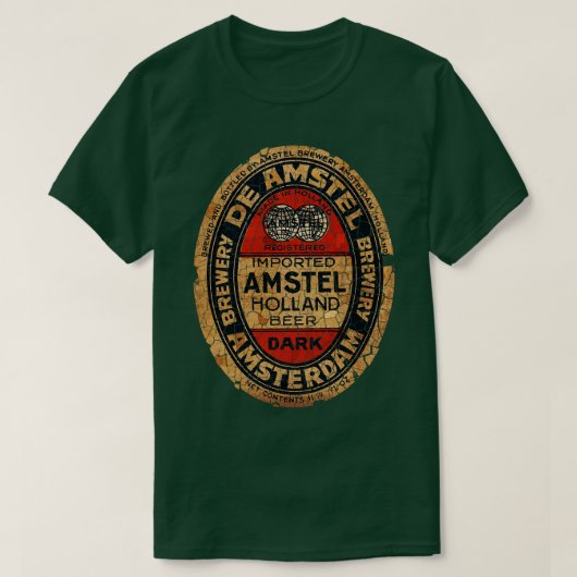 Amstel Vintage Bier Holland T-shirt (Design voorkant)