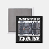 Amster Dam Magnet (Voorkant / Achterkant)