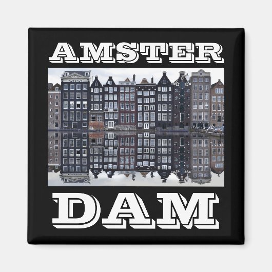 Amster Dam Magnet (Voorkant)