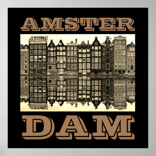 Amster Dam Poster (Voorkant)