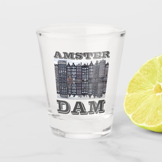 Amster Dam Shot Glass Glas (Voorkant)