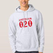 Amsterdam 020 hoodie (Voorkant)
