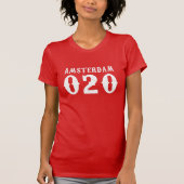 Amsterdam 020 T-Shirt (Voorkant)