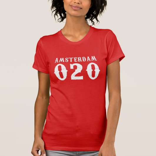 Amsterdam 020 T-Shirt (Voorkant)