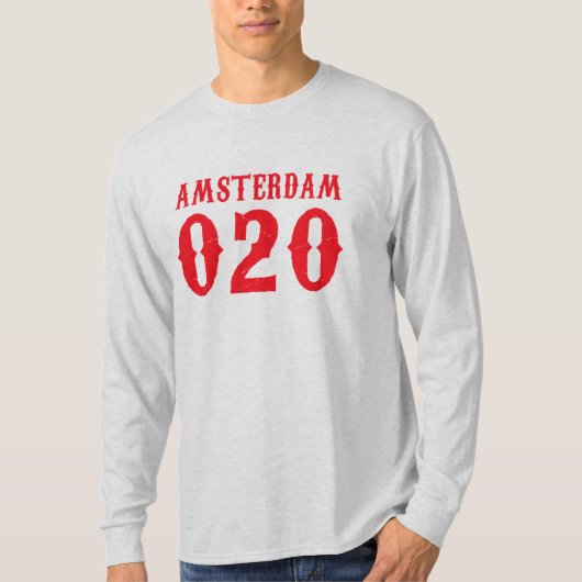 Amsterdam 020 T-Shirt (Voorkant)