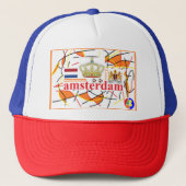 Amsterdam 05 Kappe Trucker Pet (Voorkant)