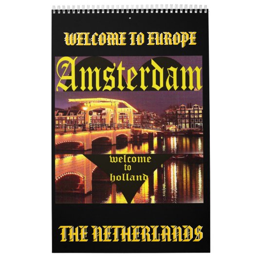 AMSTERDAM 1, AMSTERDAM, HOLLAND, ... - Gepersonali Kalender (Hoes)