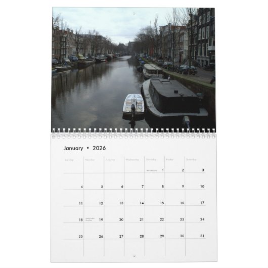 Amsterdam 2016 kalender (Jan 2026)