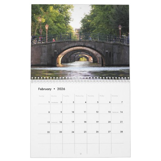 Amsterdam 2025 kalender (Feb 2026)