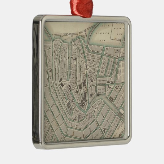 Amsterdam 2 metalen ornament (Rechts)