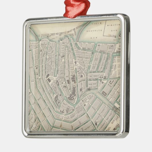 Amsterdam 2 metalen ornament (Links)