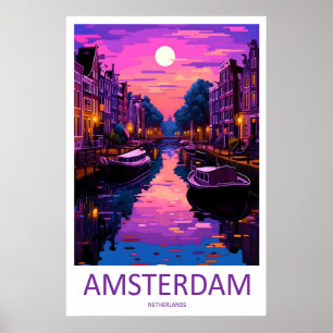 Amsterdam 2Vintage Reis National Park Poster Skiën