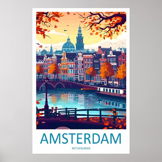 Amsterdam 2Vintage Reisposter Ski Nationaal Park Poster (Voorkant)