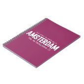 AMSTERDAM aangepast notitieboek kleur (Linkerzijde)