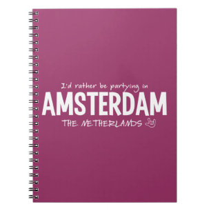 AMSTERDAM aangepast notitieboek kleur