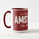 AMSTERDAM aangepaste kleur mok - kies stijl (Links)