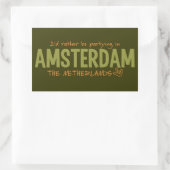 AMSTERDAM aangepaste kleur stickers (Tas)
