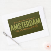 AMSTERDAM aangepaste kleur stickers (Envelop)