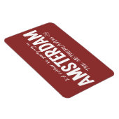AMSTERDAM aangepaste kleurmagneet Magneet (Rechterzijde)