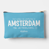 AMSTERDAM aangepaste naam & kleur Etui (Achterkant)