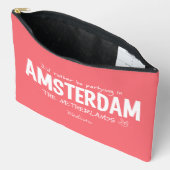 AMSTERDAM aangepaste naam & kleur Etui (Open)