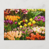 Amsterdam - aanloopmarkt briefkaart (Voorkant)