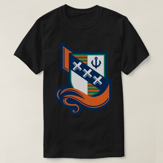 Amsterdam Admirals logo NFLE Sticker T-shirt (Design voorkant)
