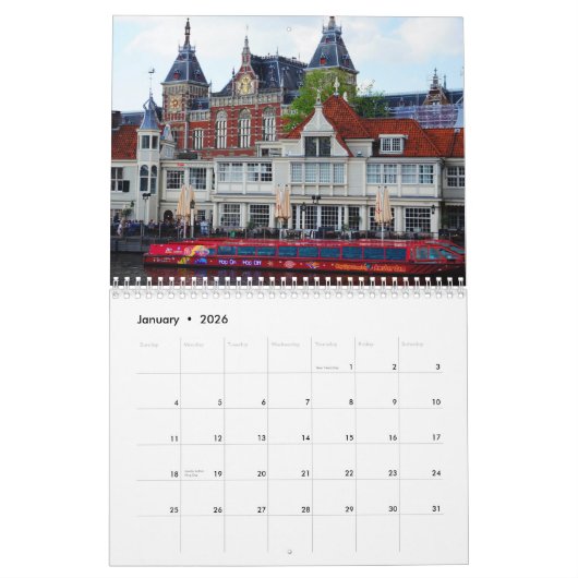 AMSTERDAM-agenda Kalender (Jan 2026)