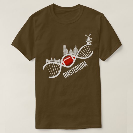 Amsterdam American FC Skyline Netherlands T-shirt (Design voorkant)