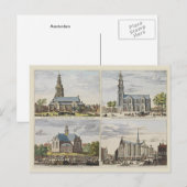  Amsterdam, Amsterdam, kerken Briefkaart (Voorkant / Achterkant)