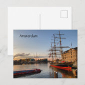 Amsterdam Ansichtkaart Briefkaart (Voorkant / Achterkant)