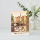 Amsterdam. Ansichtkaart Briefkaart (Staand voorkant)