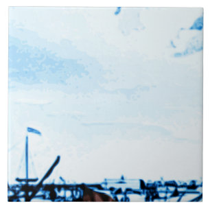 Amsterdam Antiek Scheepswerftware  Kijk B1 Tegeltje