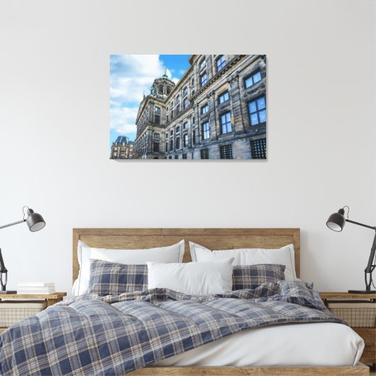 "Amsterdam Architecture" Holland Canvas Wall Art (Insitu (Slaapkamer))