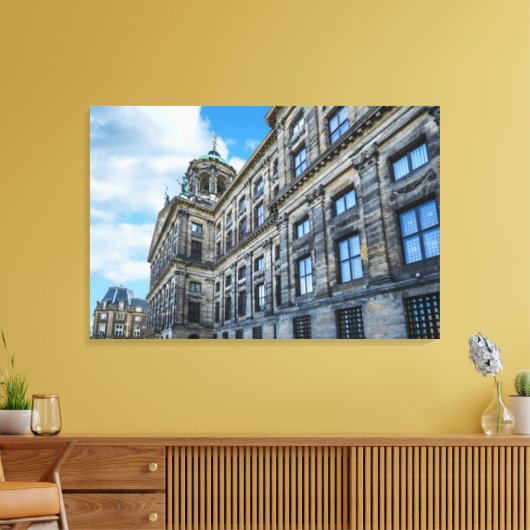 "Amsterdam Architecture" Holland Canvas Wall Art (Insitu (Woonkamer))