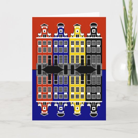 Amsterdam Architectuur - Handelshuizen Kaart (Voorkant)