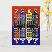 Amsterdam Architectuur - Handelshuizen Kaart (Gele Bloem)