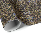 Amsterdam Art Deco | Grachtenhuizen I Cadeaupapier (Rol Hoek)
